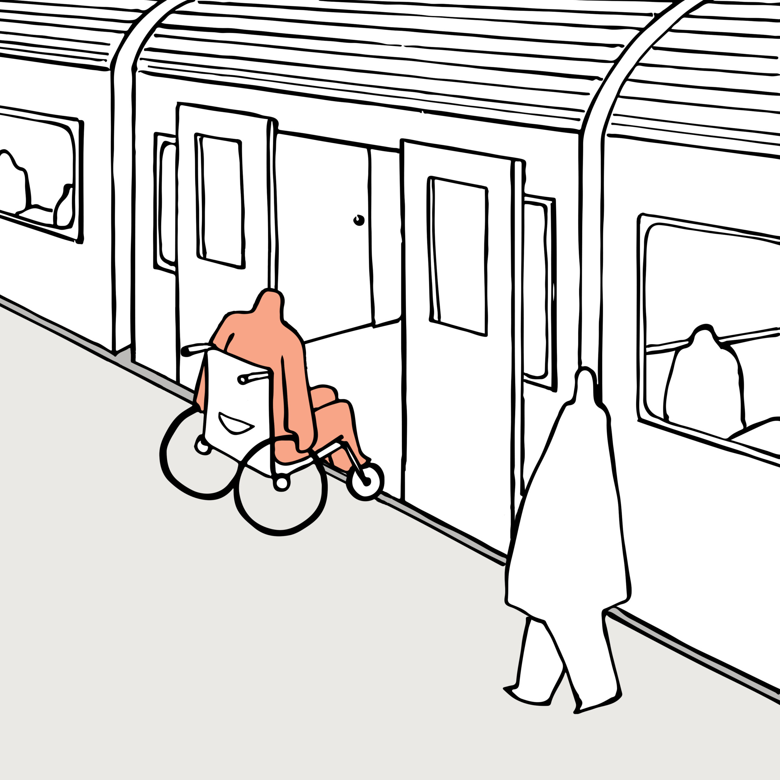 Getting on the train