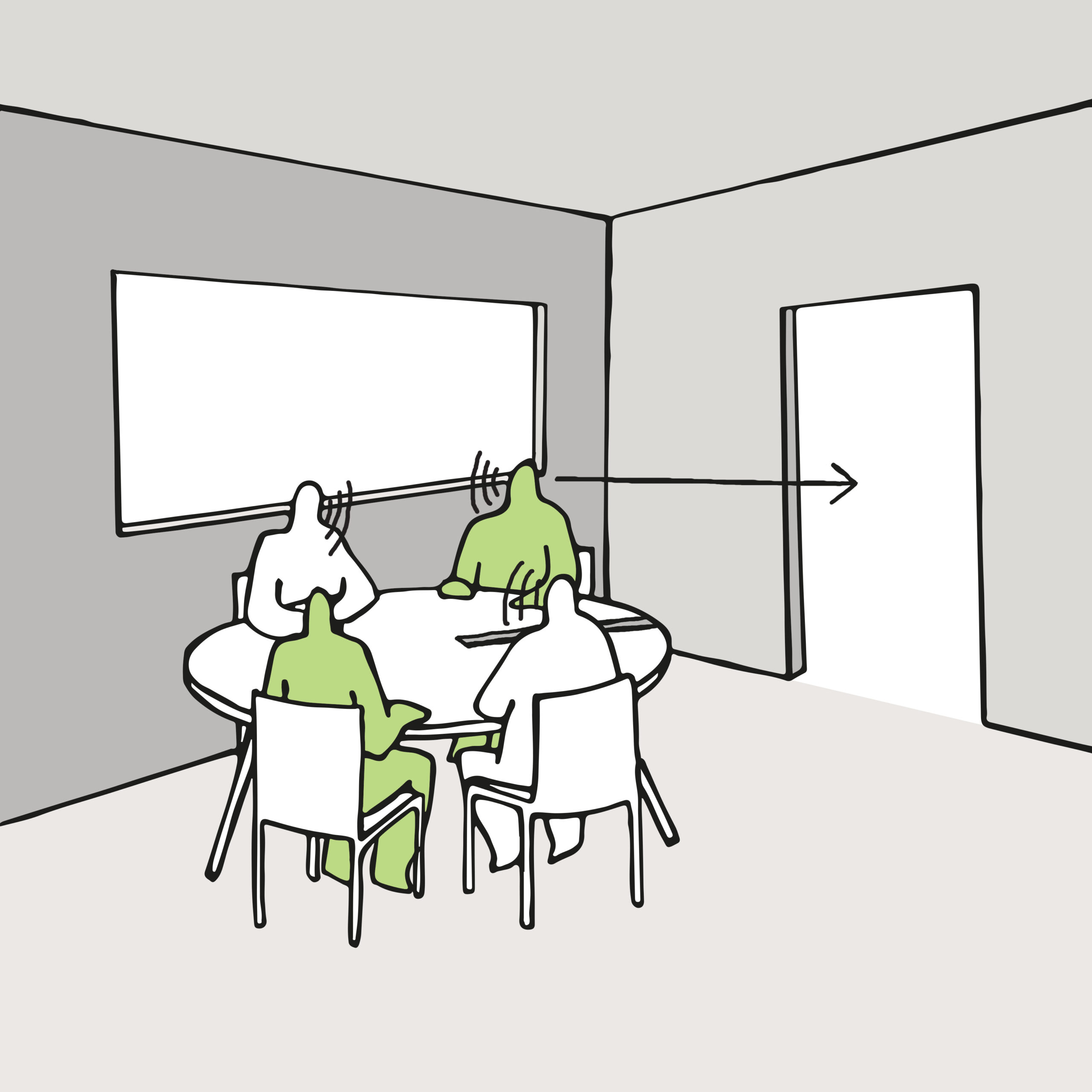 Orientation in rooms