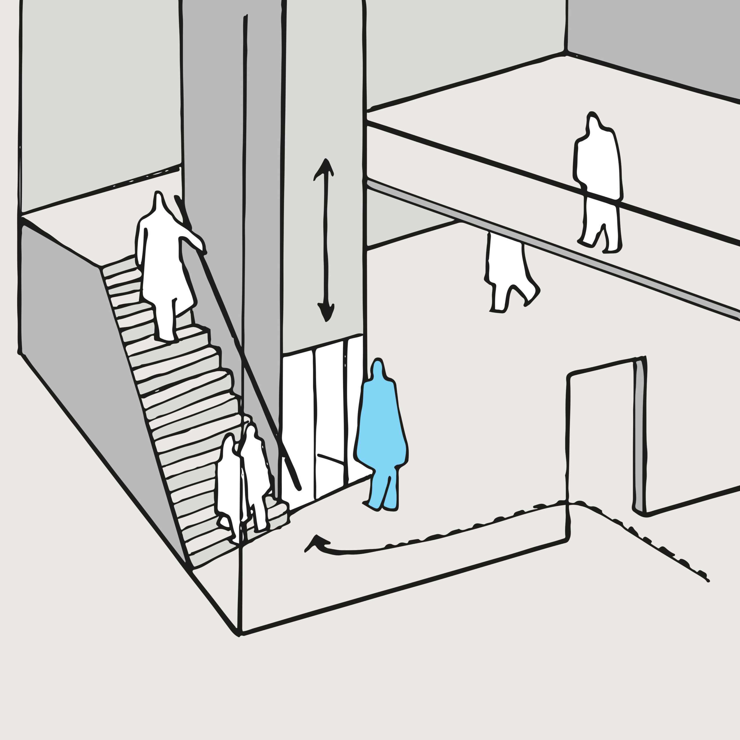 Vertical circulation